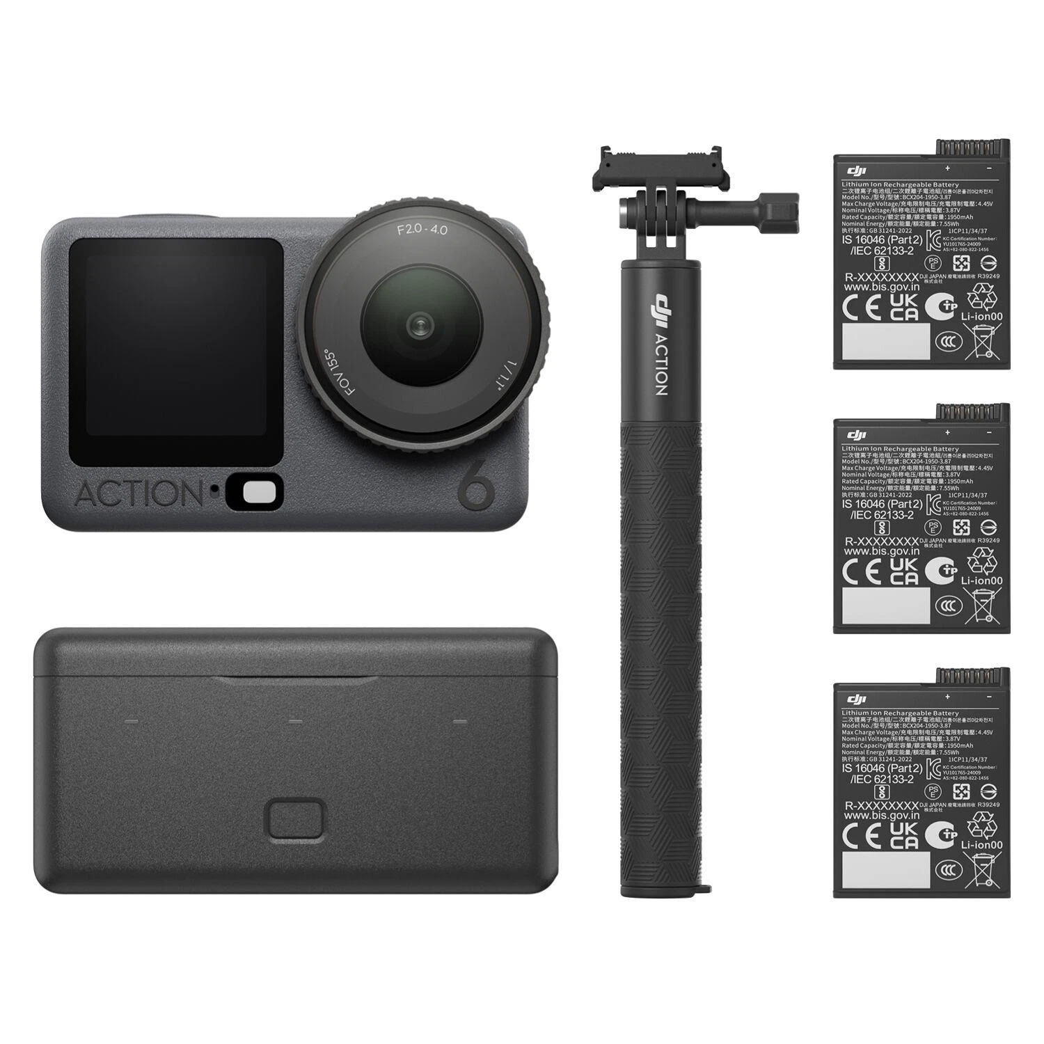 Action Camera 4K - DJI Osmo Action 6 Adventure Combo,