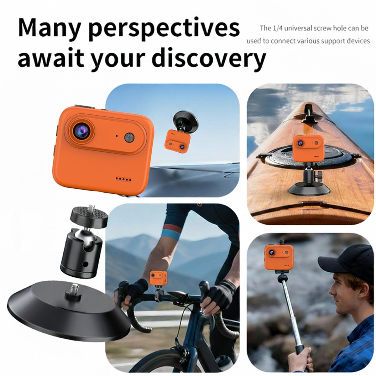 Action Camera 4K - N05R 4K Aksiyon Kamerası 2.0 inç