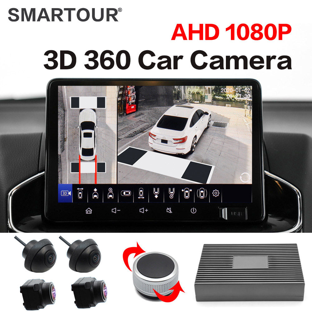 Panoramic Dash Cam 360 - SMARTOUR 1080P 360 Derece Kuş Bakışı