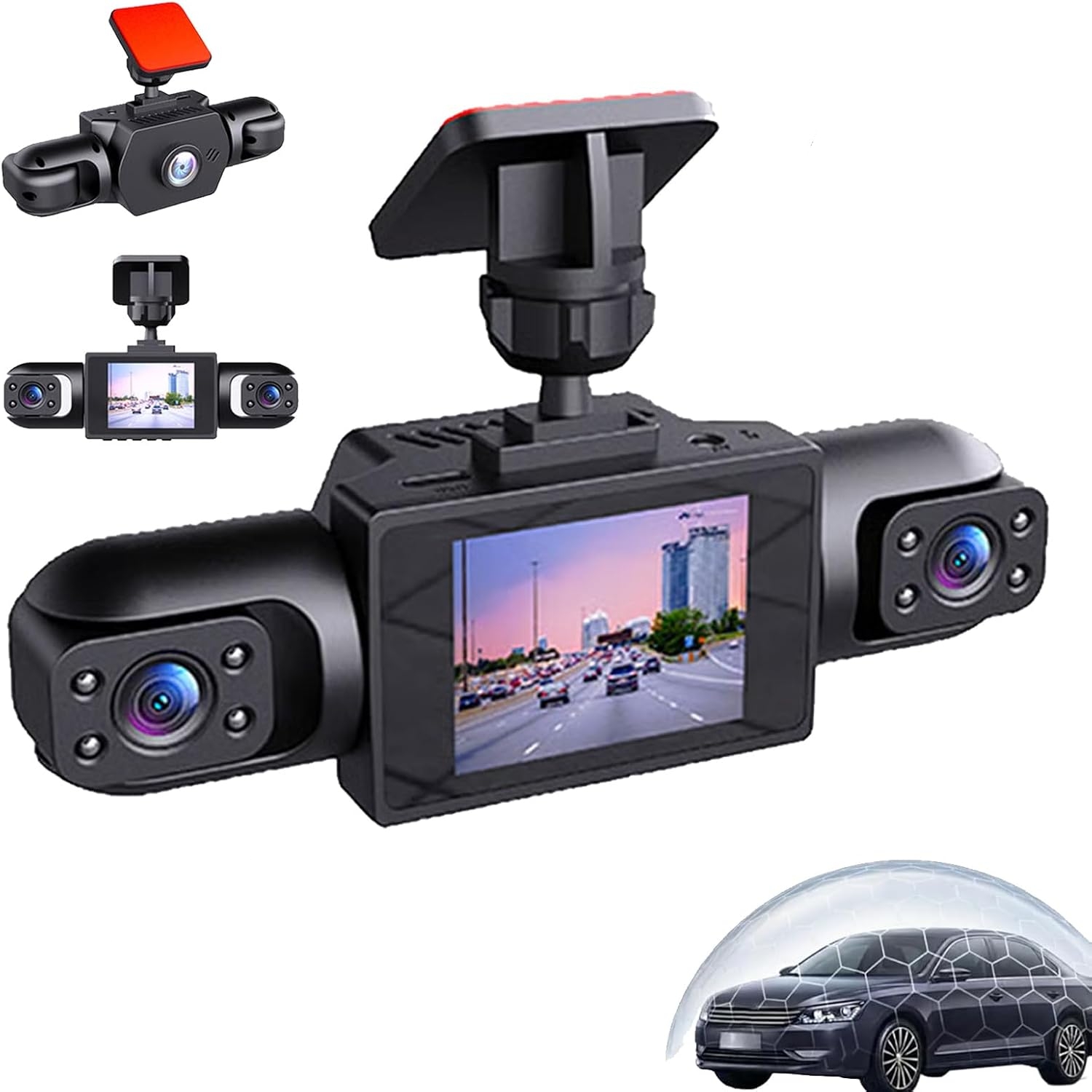 Panoramic Dash Cam 360 - Çok Yönlü 360 Derece 1080P Panoramik