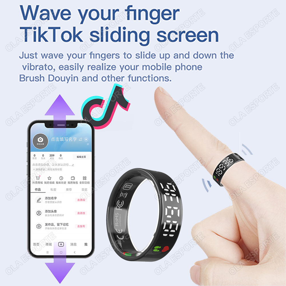 Şarj Kutulu SR08 Akıllı Yüzük, - Smart Ring Health incelemesi ve fiyatı
