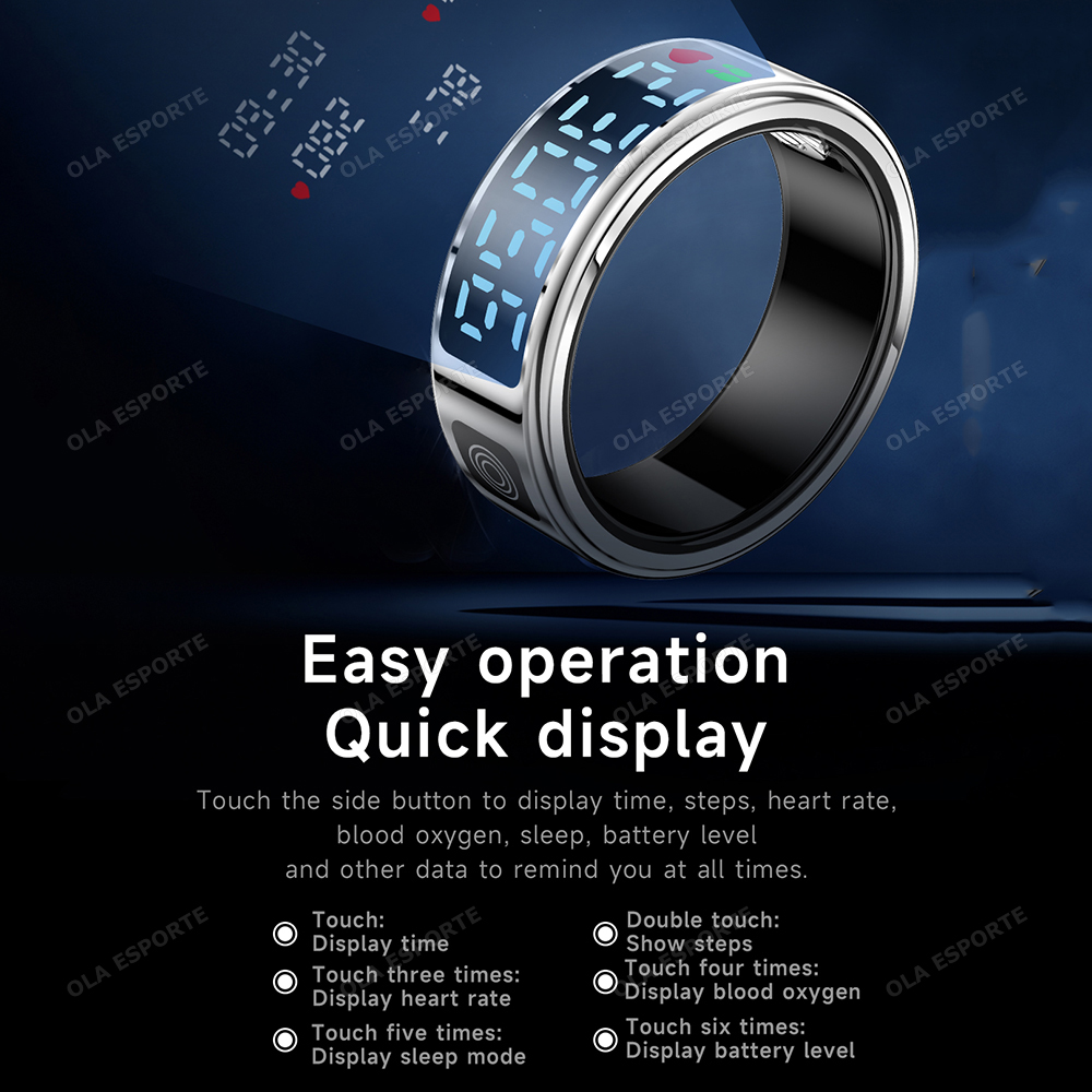 2026 Şarj bölmeli akıllı yüzük - Smart Ring Health incelemesi ve fiyatı