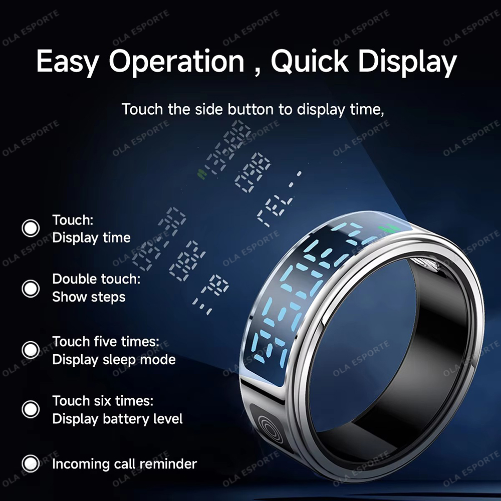 2026 Şarj bölmeli akıllı yüzük - Smart Ring Health incelemesi ve fiyatı