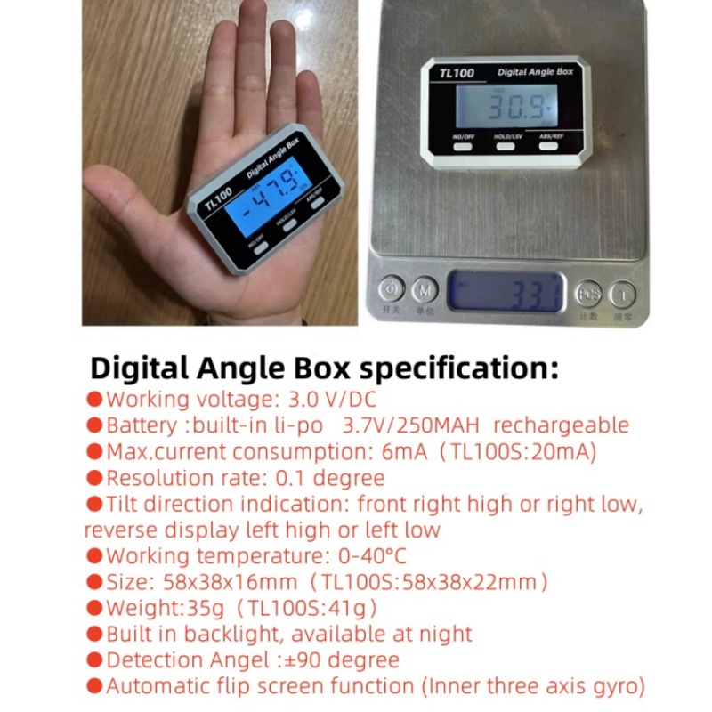 Yatay açı ölçer İletki Pitch ö - Electronic Gadgets incelemesi ve fiyatı