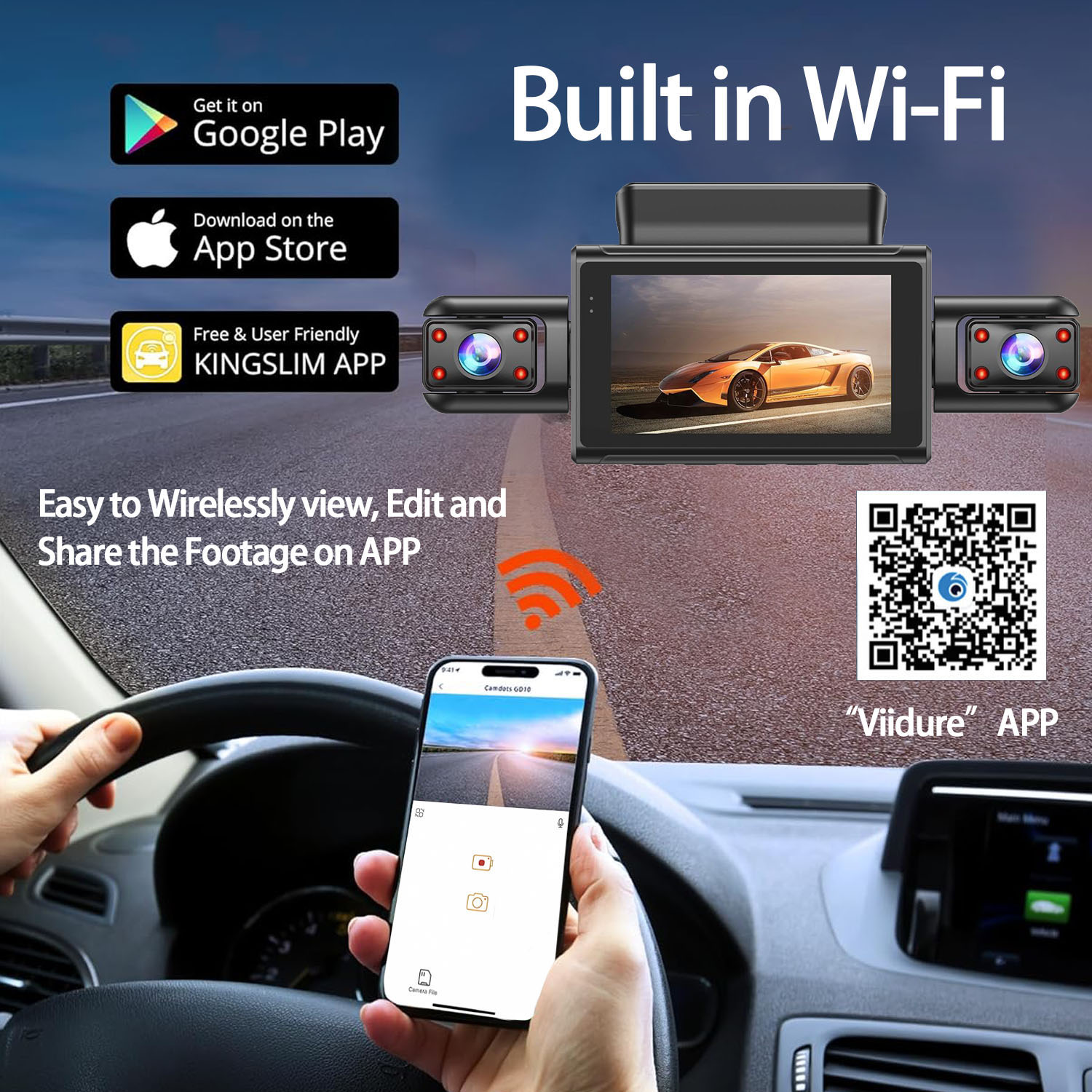 360 Derece 4 Kameralı Araç Kam - Panoramic Dash Cam 360 incelemesi ve fiyatı