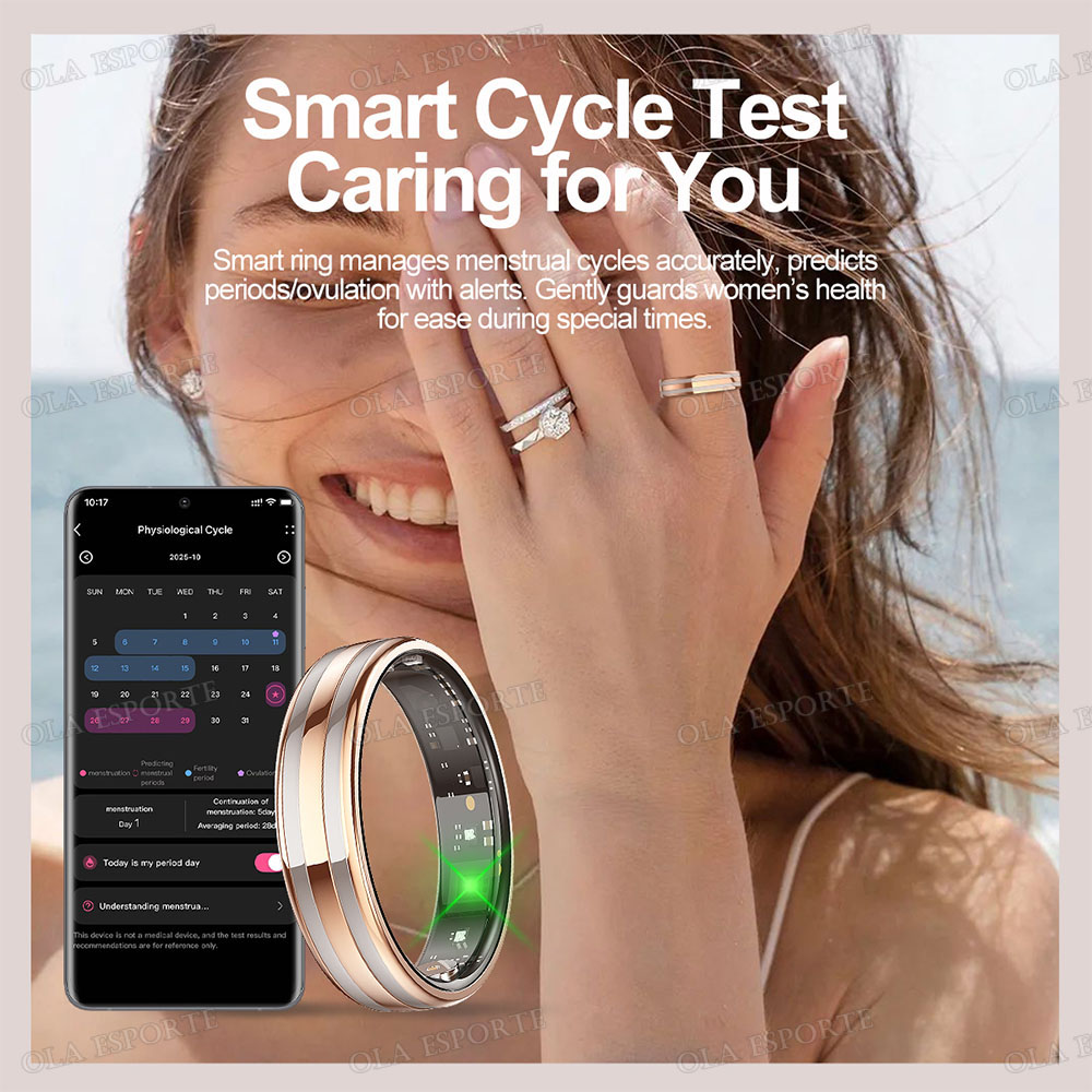 Yeni 6.3mm İnce Akıllı Yüzük S - Smart Ring Health incelemesi ve fiyatı