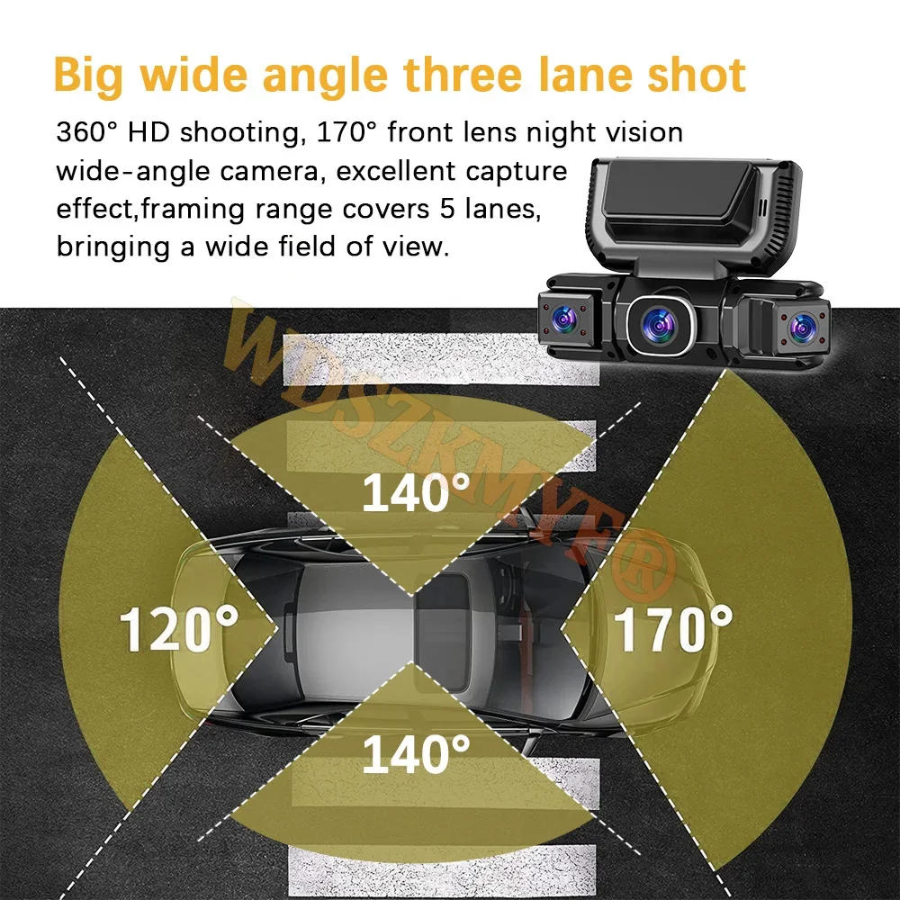 360 Derece 4 Kameralı Ön Sol S - Panoramic Dash Cam 360 incelemesi ve fiyatı